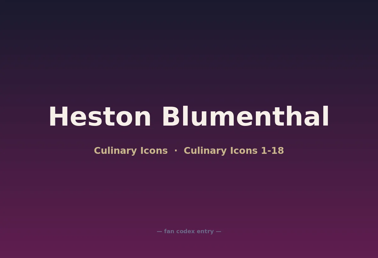 Heston Blumenthal